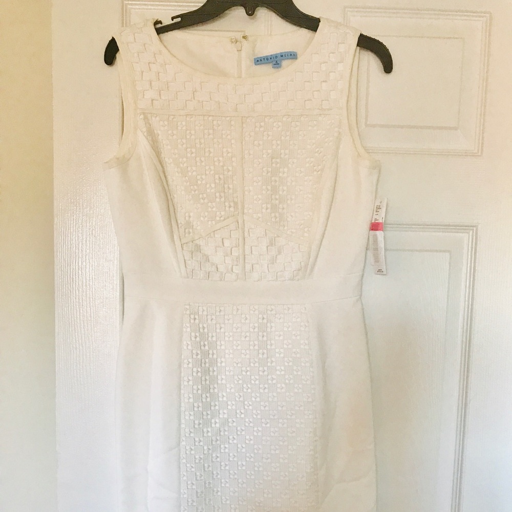 Antonio Melani, White Dress. Very classy!